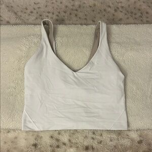 lululemon white align tank size 0